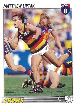 1993 Select AFL #184 Matthew Liptak Front